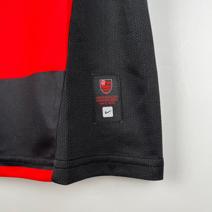 Jersey Flamengo Retrô 2002 Vermelha e Preta