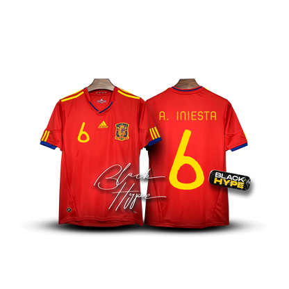 Jersey Iniesta Spain 2010 Legend