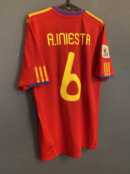 Jersey Iniesta Spain 2010 Legend