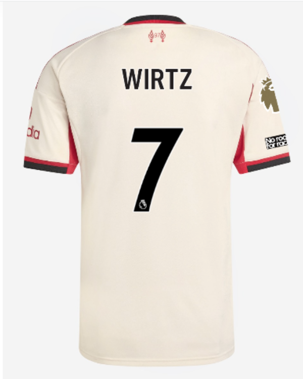 Jersey Liverpool 25/26 Away #7 WIRTZ