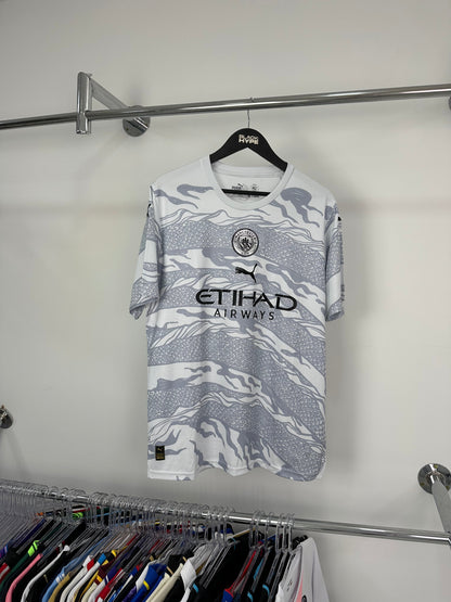 Jersey Manchester City “Ano do Dragão de Madeira” 24/25 s/n° Torcedor Masculina - Gray