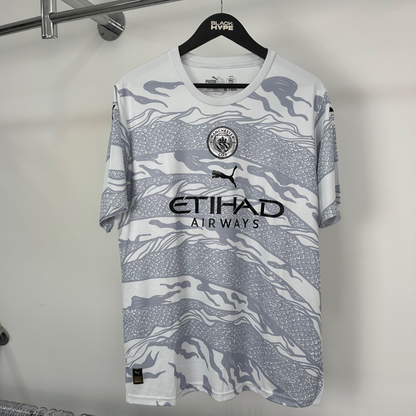 Jersey Manchester City “Ano do Dragão de Madeira” 24/25 s/n° Torcedor Masculina - Gray