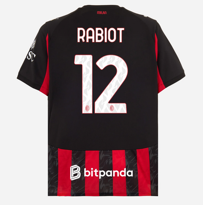 Trikot Mailand 25/26 Home #12 Rabiot 