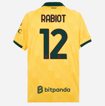 Jersey Milan 25/26 Third #12 Rabiot