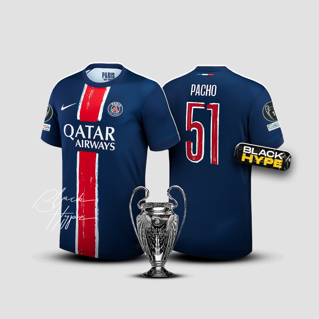 Jersey Pacho PSG 24/25 Home - Champions League