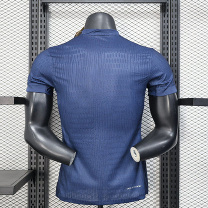 Blue Jersey PSG 25/26 Player Home shirt with breathable ribbed fabric