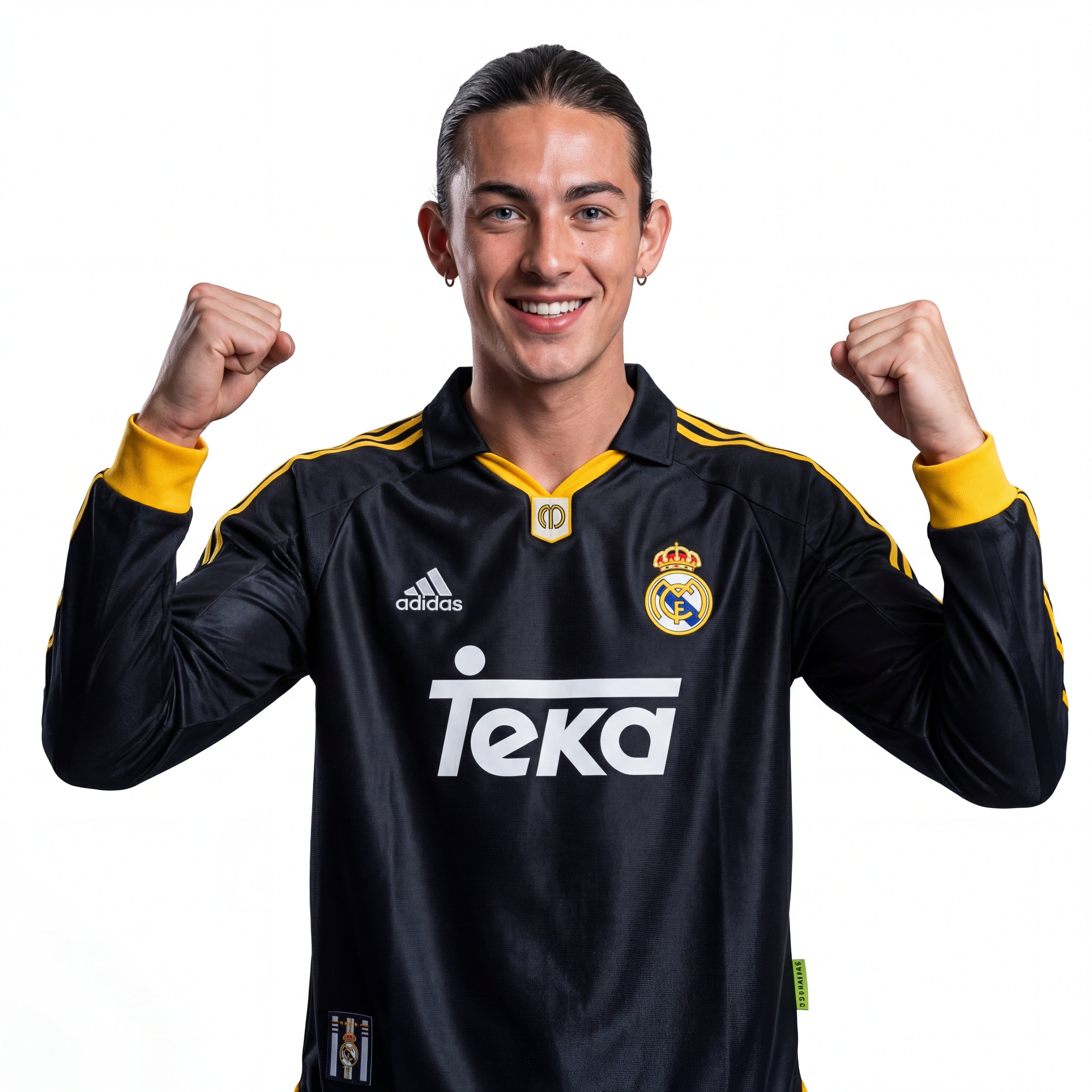 Jersey Real Madrid 99/00  Long Sleeve - Away Retro