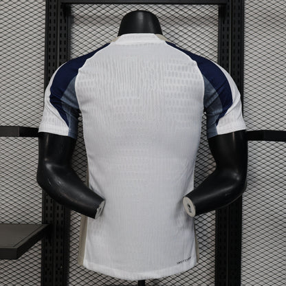 Tottenham 25/26 home player jersey back: white navy Dri-FIT mesh