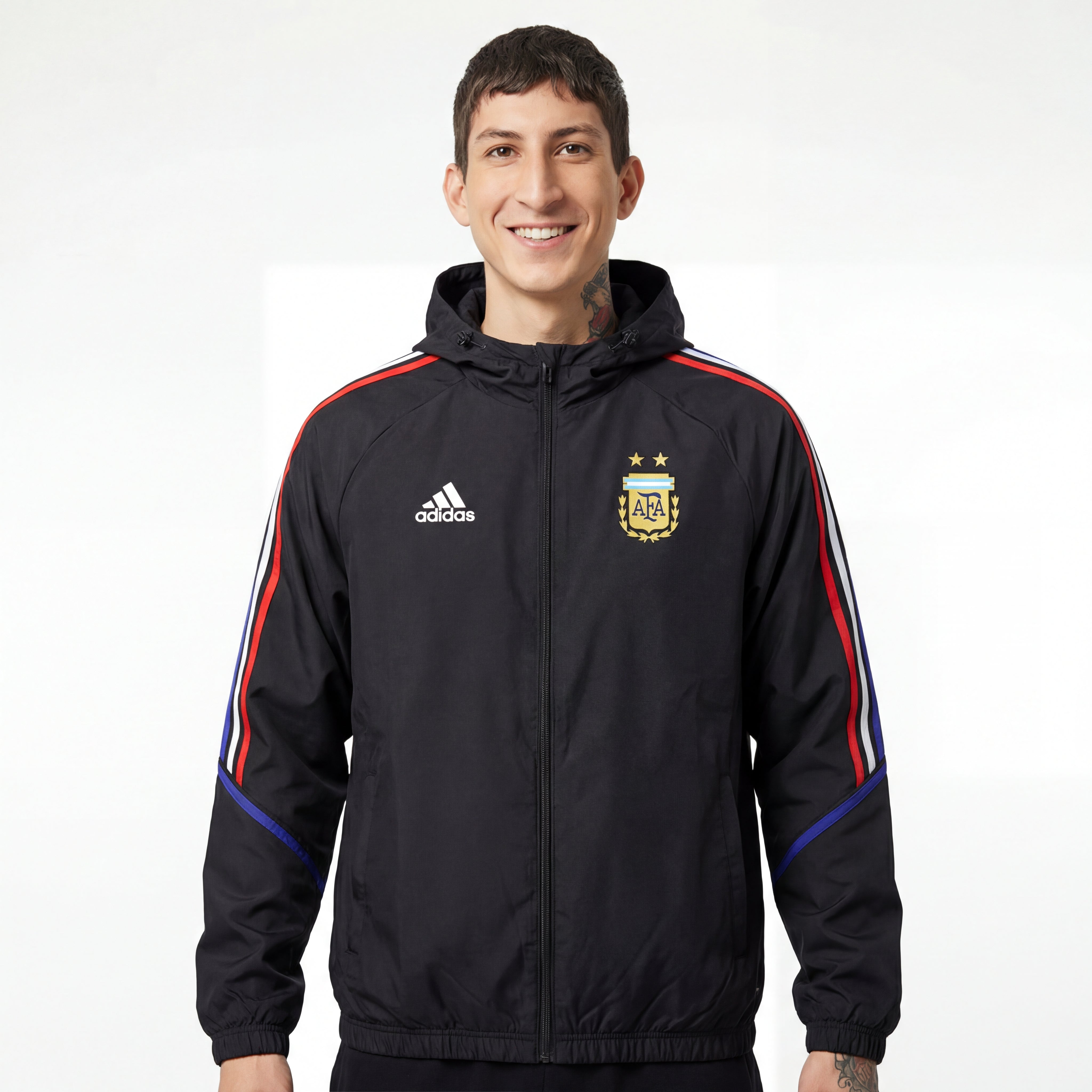 Windbreaker Argentinien 24/25 - Schwarz und Rot 