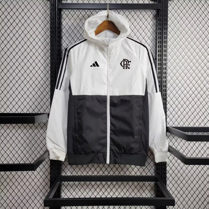 Windbreaker Flamengo 24/25 - Branco e Preto